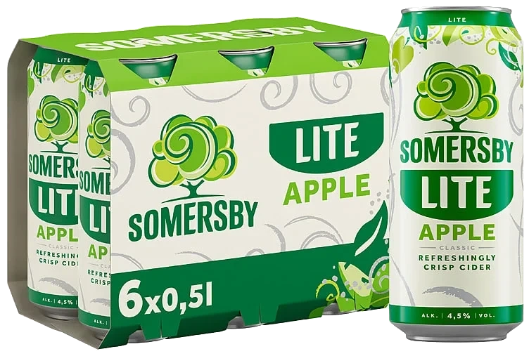 Somersby Cider Apple Lite 0,5lx6 boks