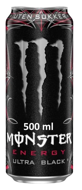 Monster Ultra Black 500ml bx