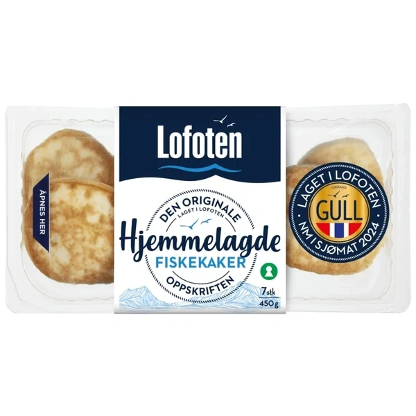 Fiskekaker Hjemmelagde 450g Lofoten