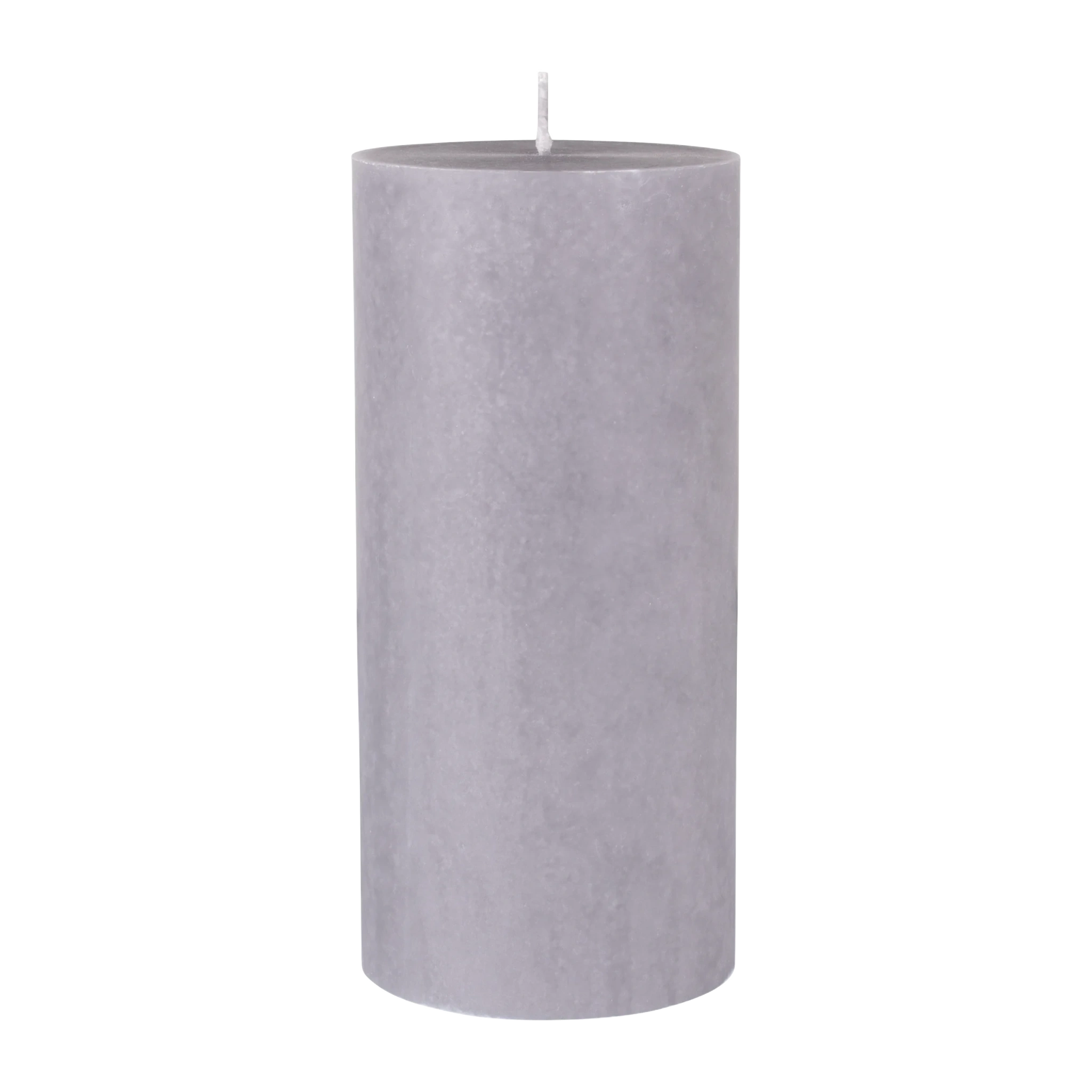 Kubbelys Stearin 7x15cm Grå