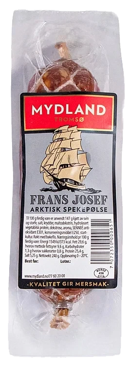 Frans Josef Spekepølse 240g Mydland
