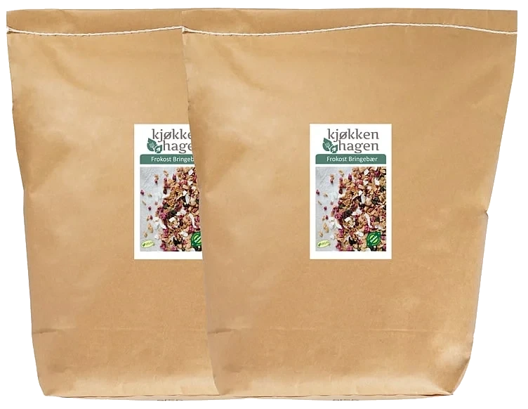 Frokost bringebær økol. vegansk   5kg