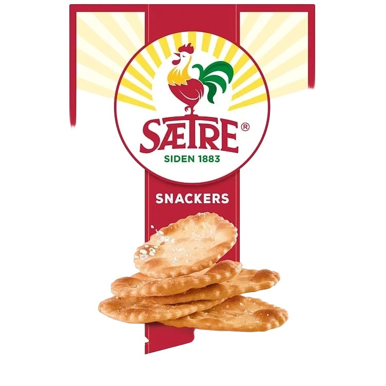 Sætre Snackers Salt 120g