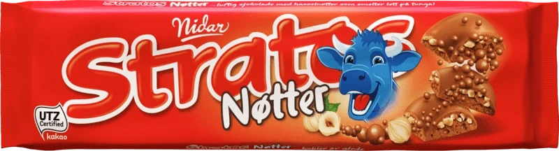 Nidar Stratos Nøtter Storplate 155g
