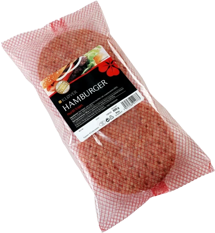 KLØVER HAMBURGER 800 g frys