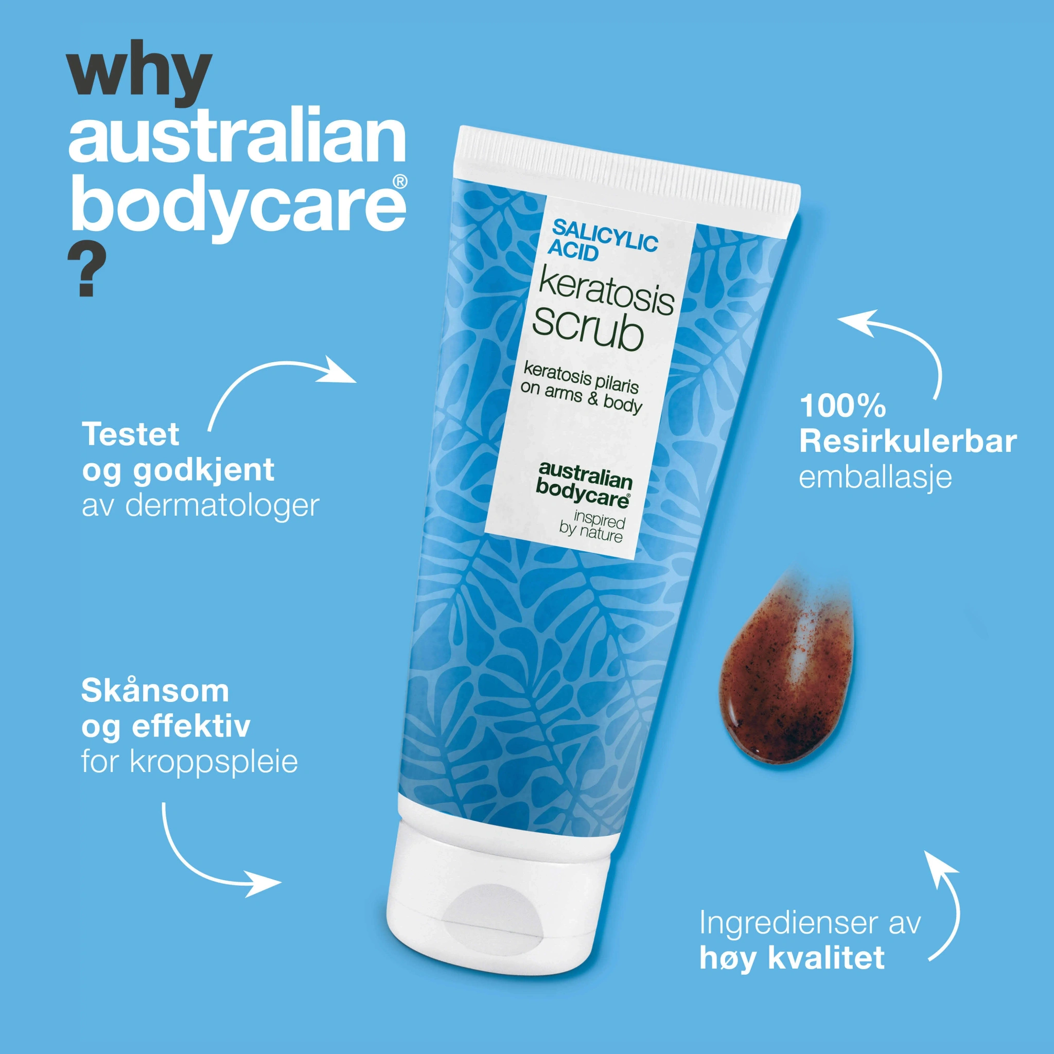 Keratosis Pilaris kroppsskrubb