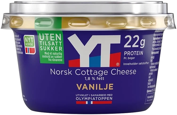 Yt cottage cheese vanilje  170g