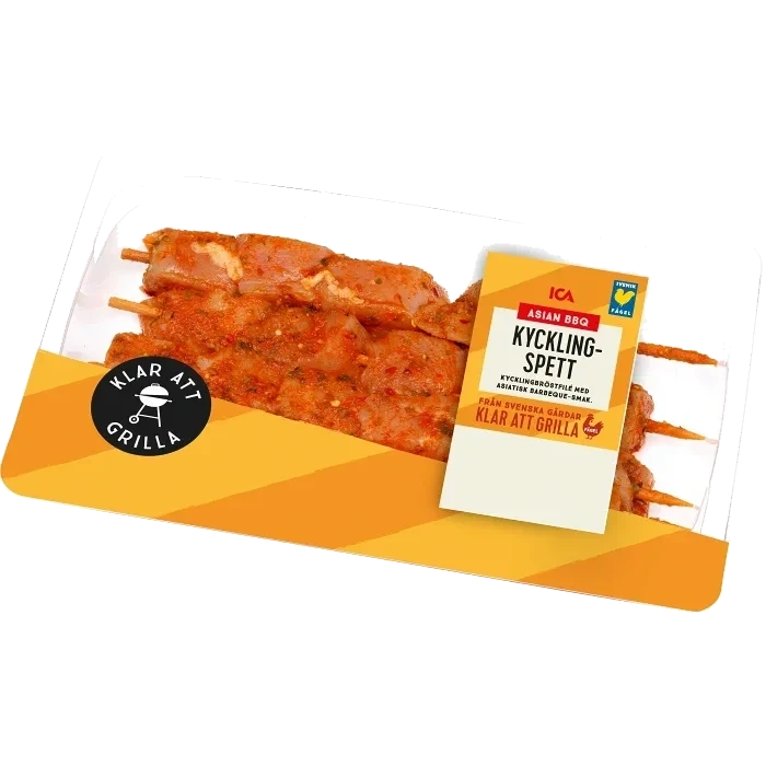 Kycklingspett Färsk Asian BBQ 480g ICA