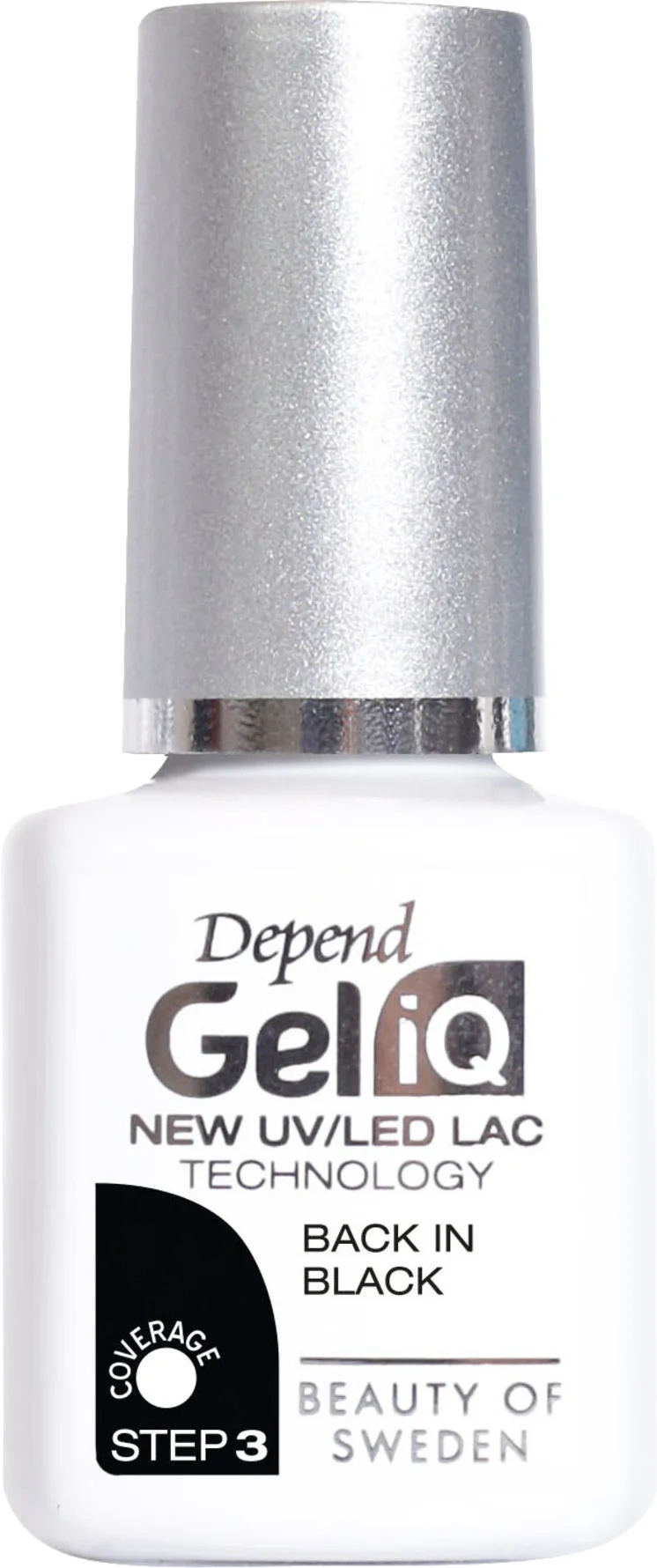 Depend Gel iQ Nail Polish 1001 Back In Black