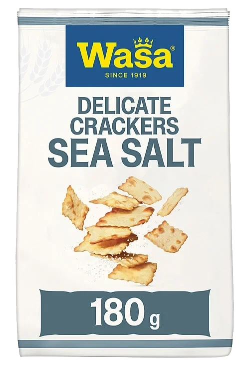 Delicate Crackers Sea Salt 180g Wasa