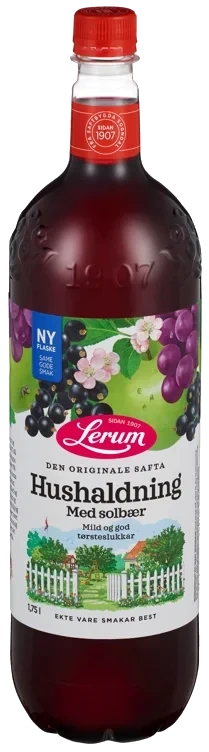 Hush.saft m/Solbær 1,75l Lerum