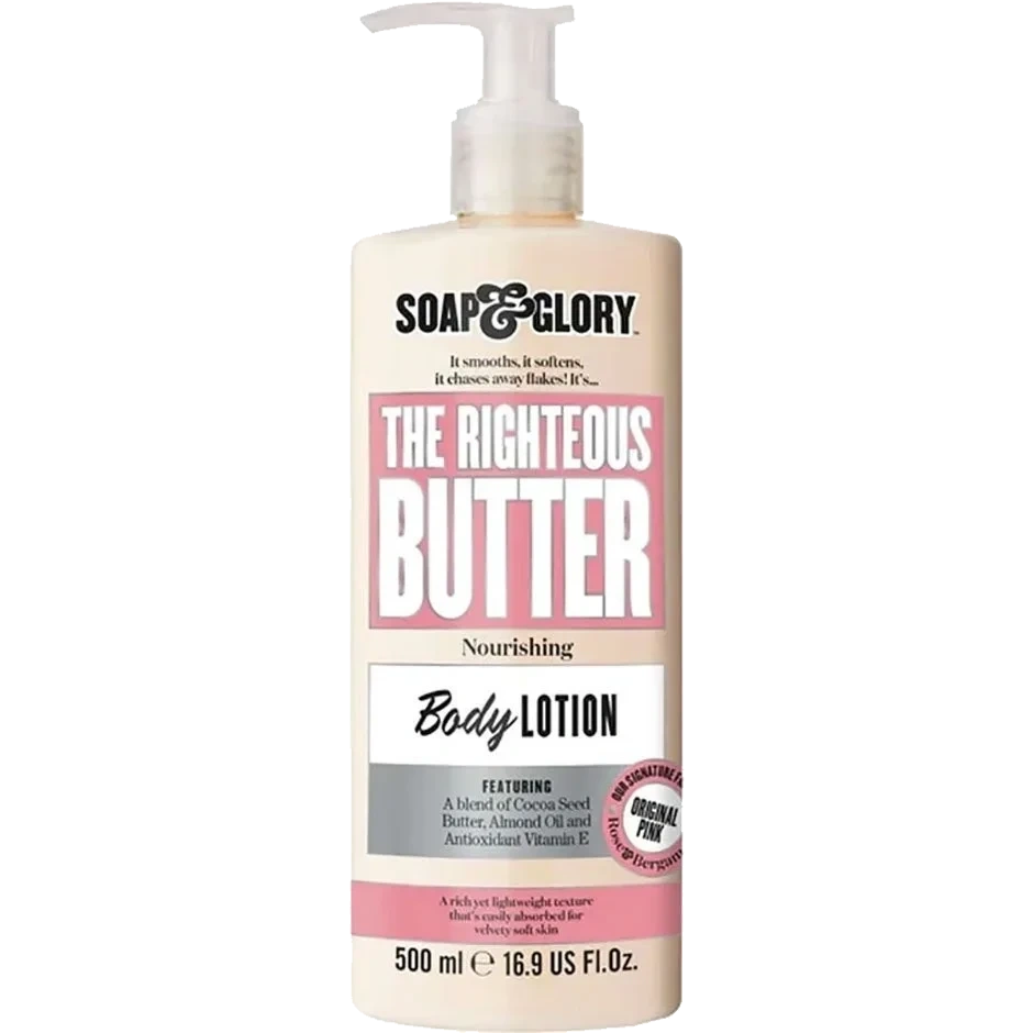 Soap & Glory The Righteous Butter Body Lotion for Softer and Smoother Skin