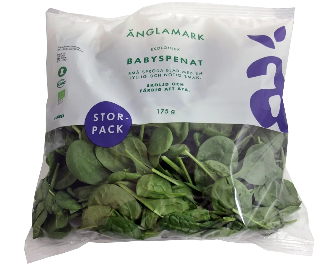 Änglamark Babyspenat
