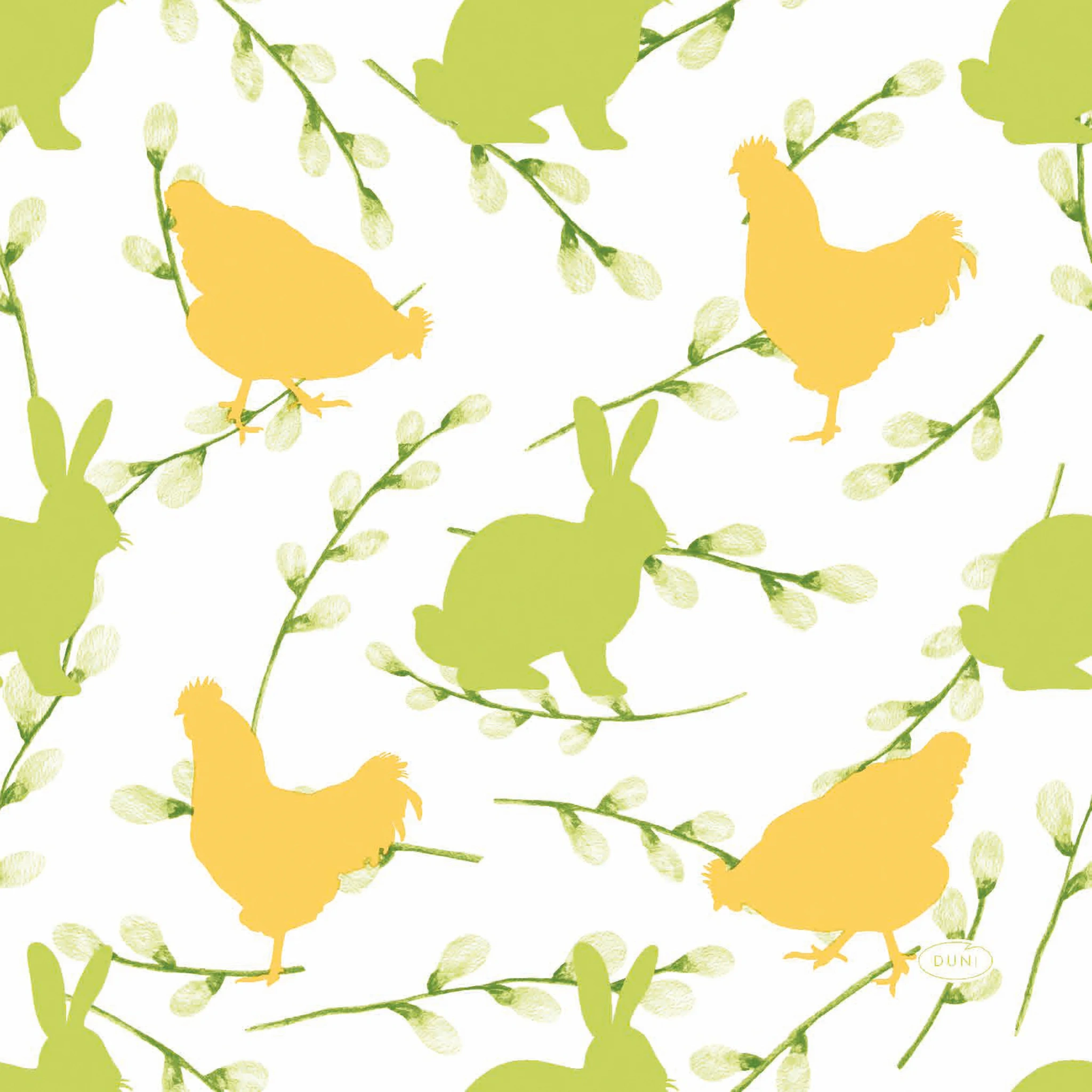 Tissue-Serviette Bunnies & Hens