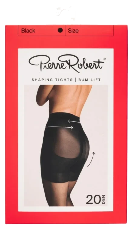 Shaping Tights 20 De Black 36-40 Pierre Robert