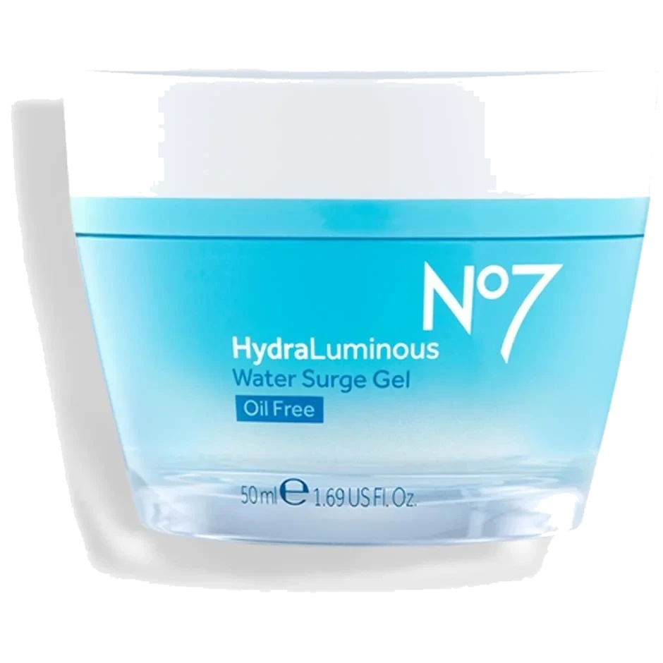 No7 Hydraluminous Water Surge Gel for Hydration, Glowing