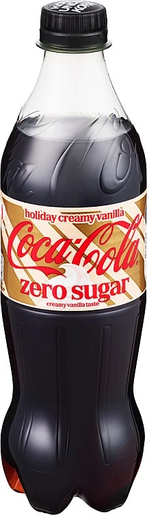 Coca-Cola Zero Creamy Vanilla flaske