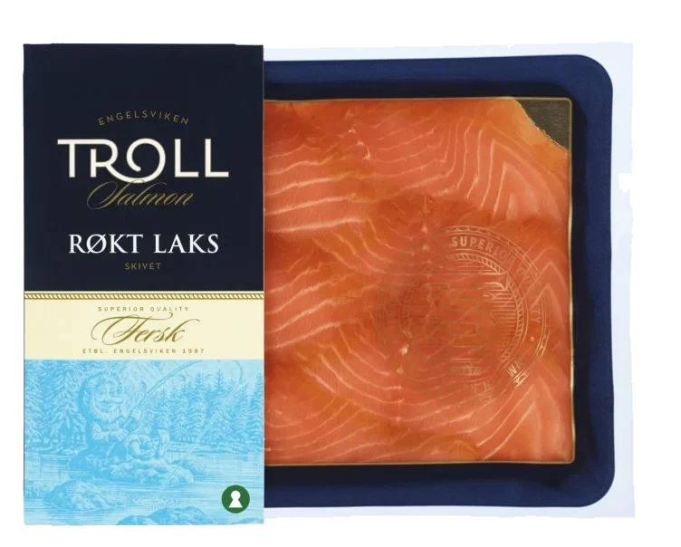 Laks Røkt skivet 200g Troll
