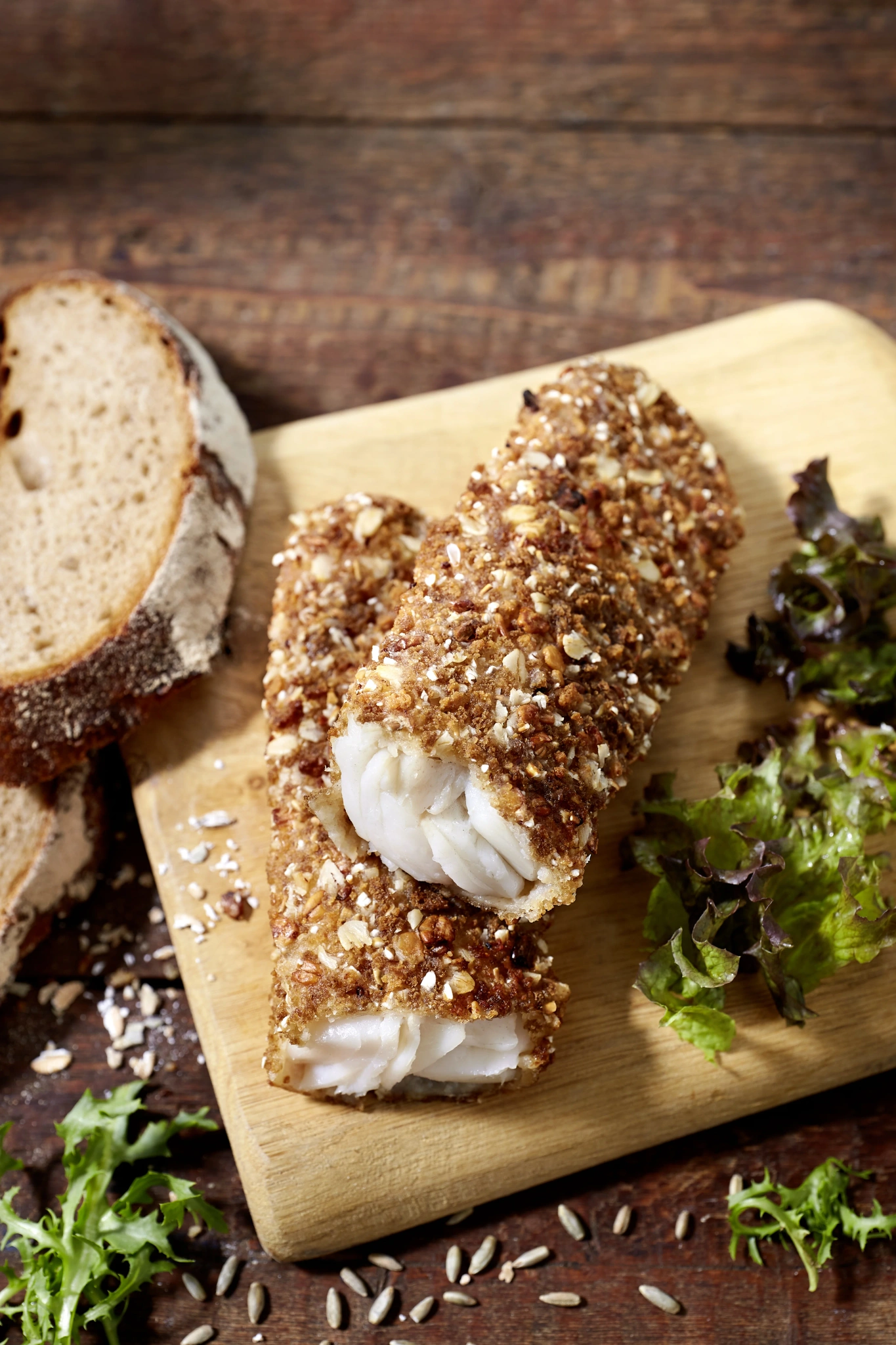 Sprödbakad fisk m. råg & havre 125g