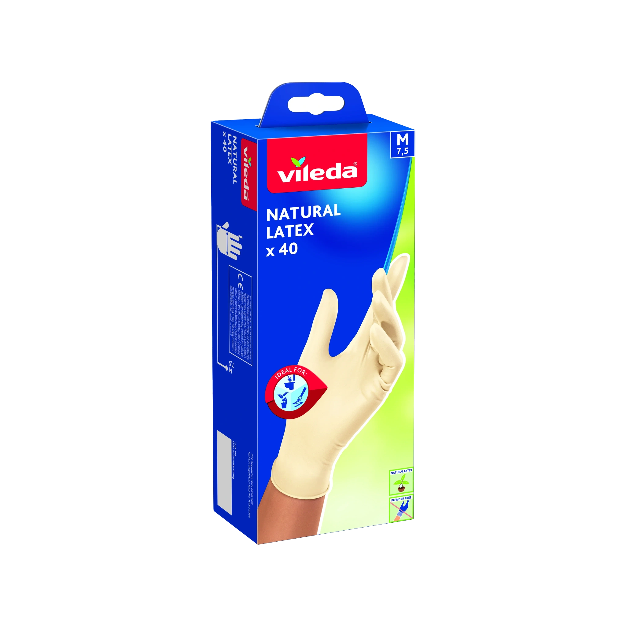 Natural Latex 40 engångshandske