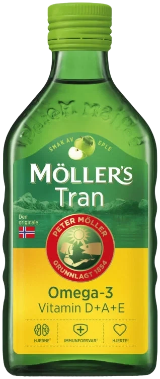 Møllers Tran Eplesmak 250ml