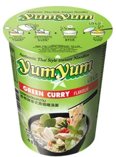 Yum Yum Cup Green Curry 70g