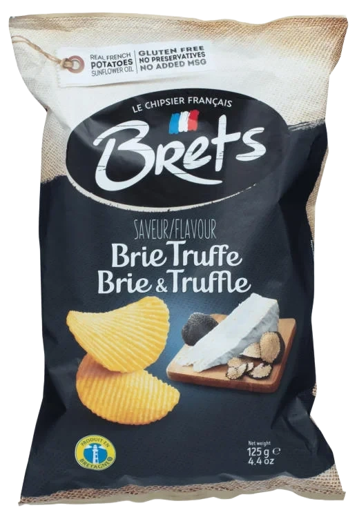 Brets Potetchips m/Trøffel&Brie 125g