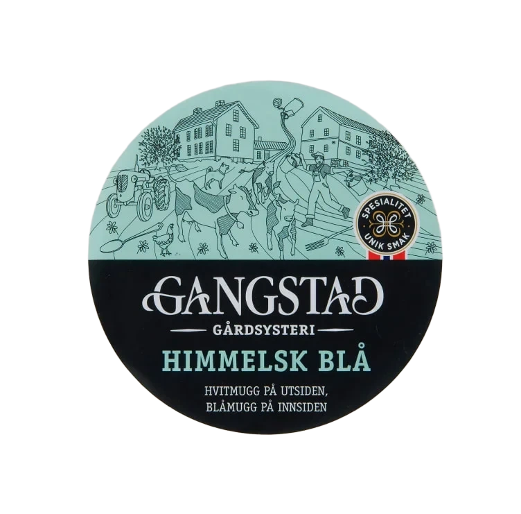 Himmelsk Blå Gangstad Gårdsysteri