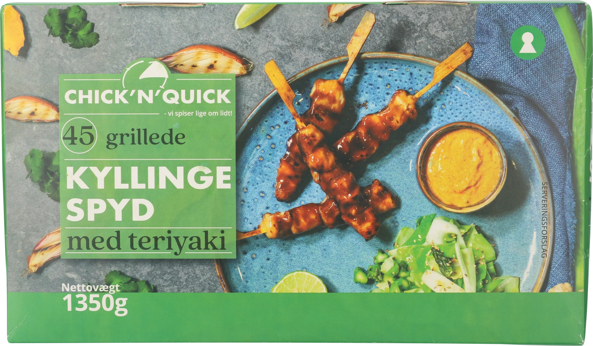 Kycklingspett med Teriyaki i Kartong