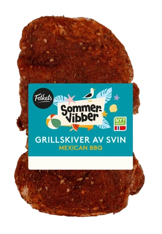 Svin Grillskiver Krydret Ca460g Sommervibber