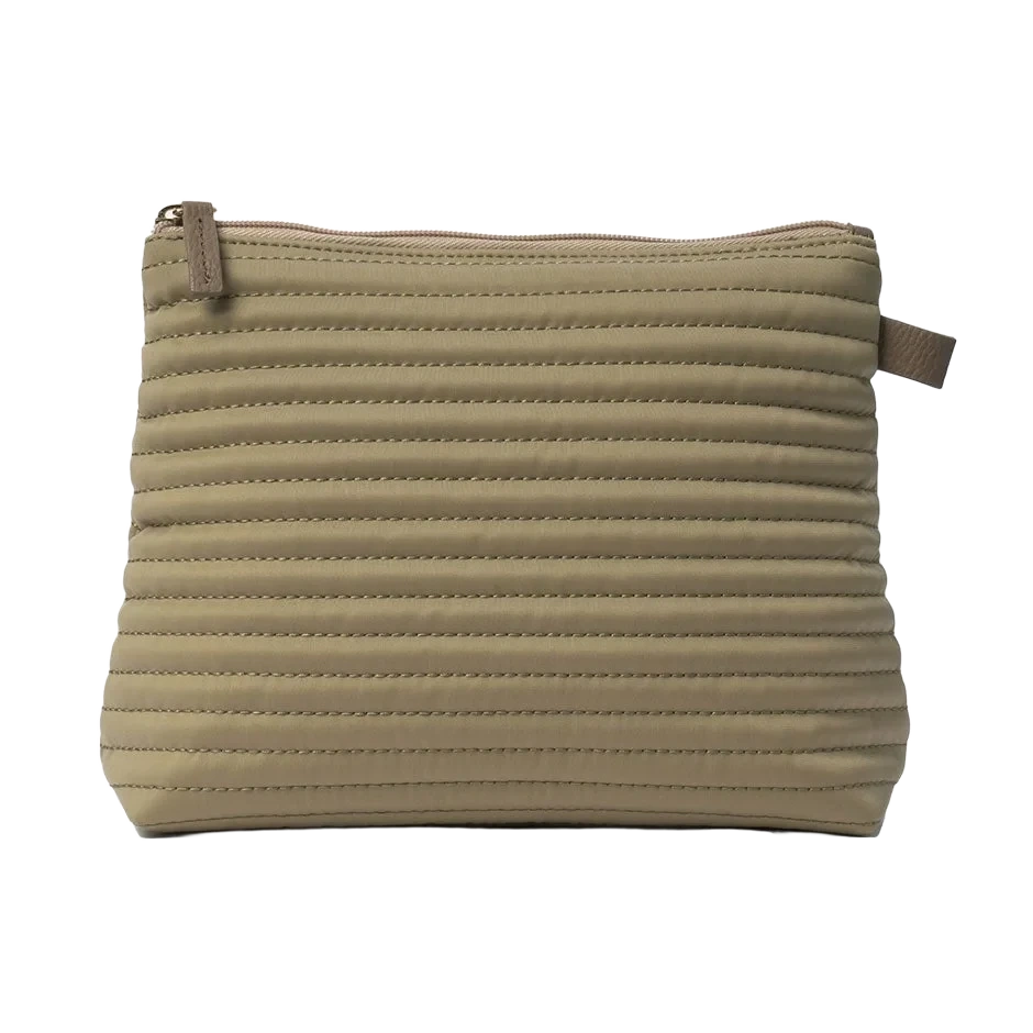 Ceannis Cosmetic M Taupe Soft Quilted Stripes