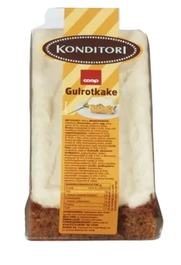 Coop Gulrotkake 400g