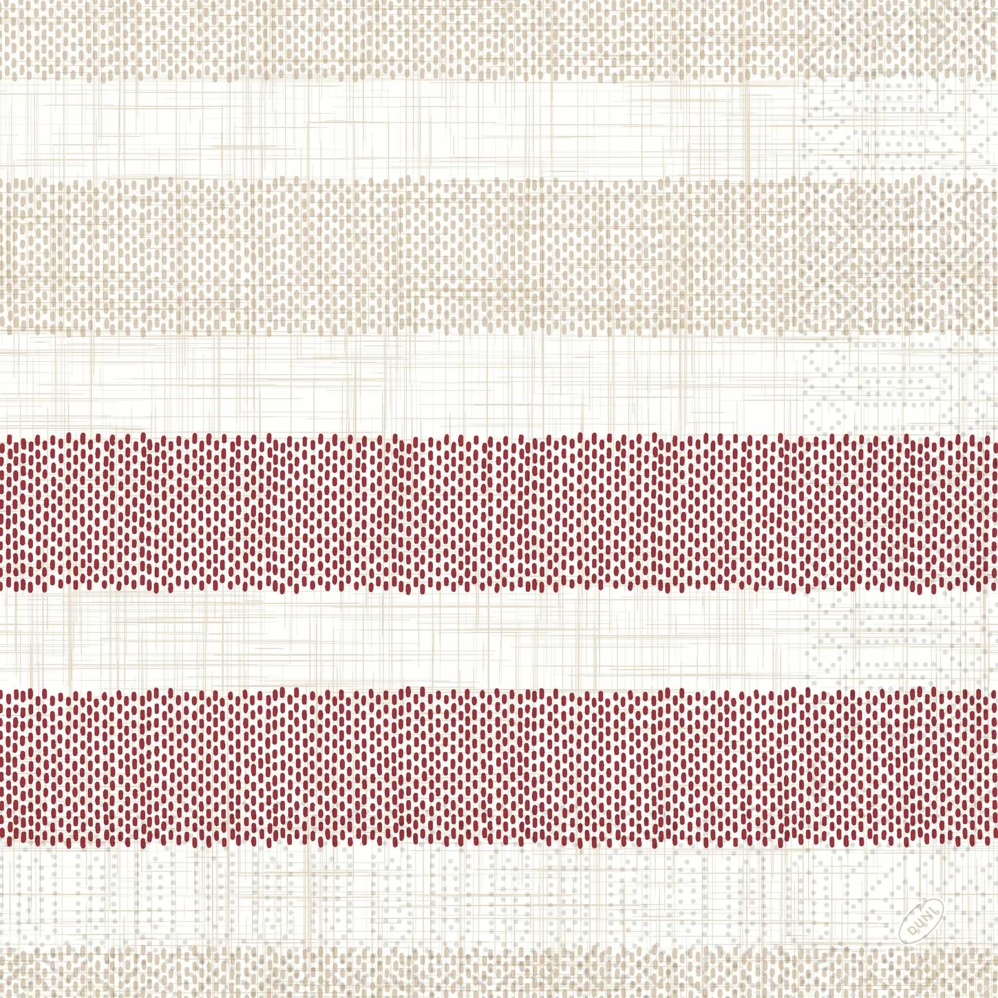 Serviett 3l40cm Rigato Bordeaux