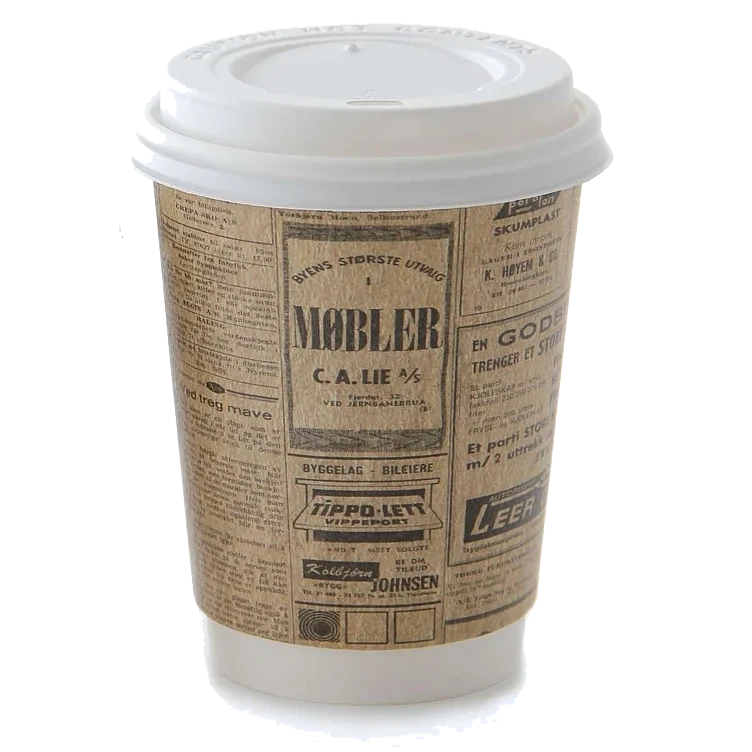 Avisserien kaffebeger dw 12oz 35cl   500stk