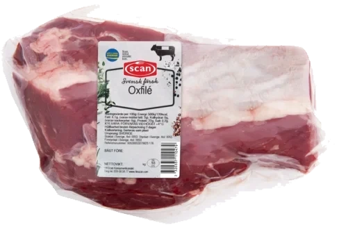 Oxfilé delad