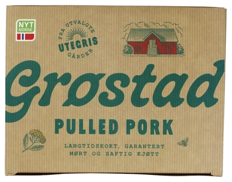 Pulled Pork 500g Grøstad