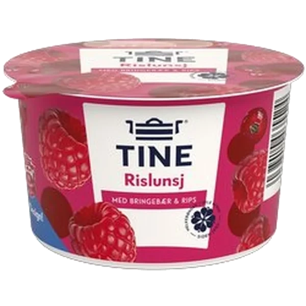 Tine Rislunsj Bringebær Og Rips 150 G