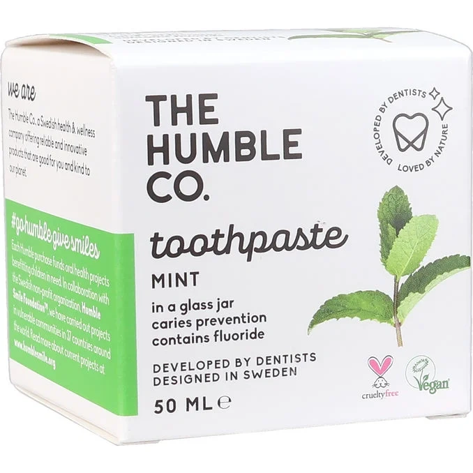 Tandkräm Mint Glasburk