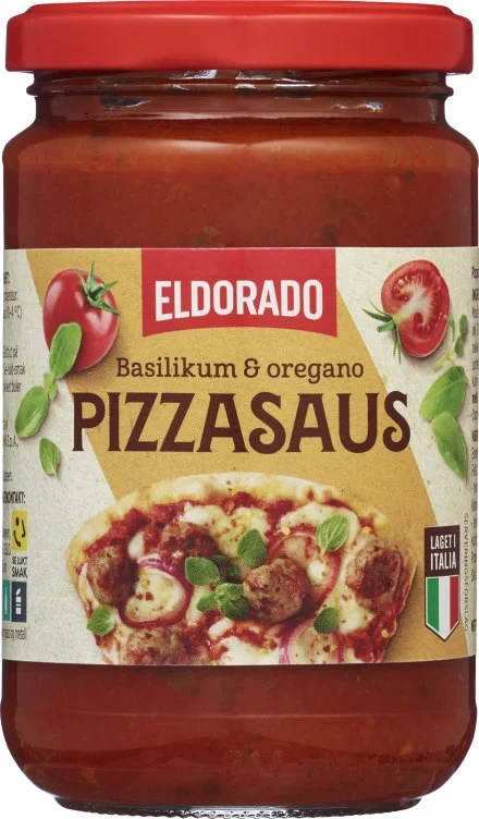 Pizzasaus Basilikum&oregano 280g Eldorado