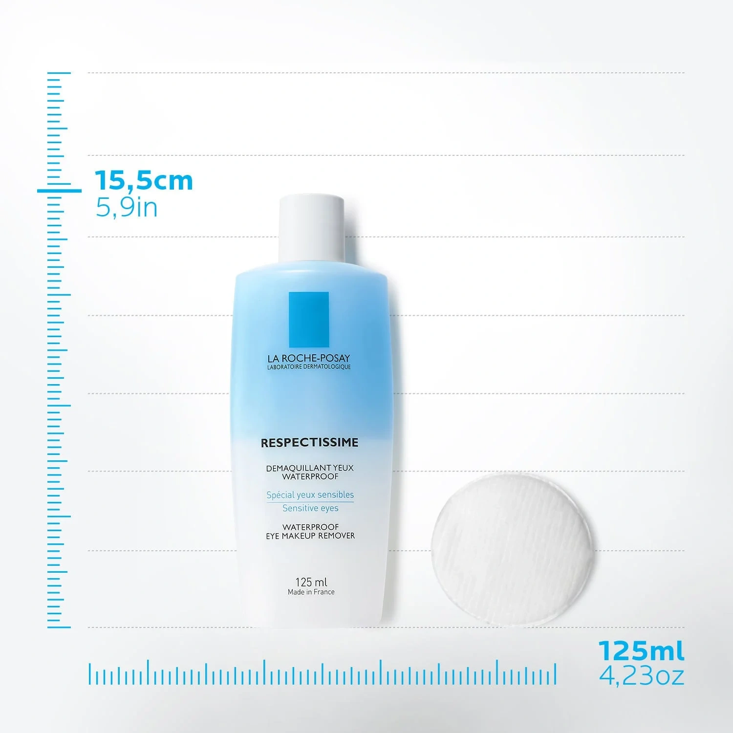 La Roche-Posay Toleriane Respectissime Eye Make-Up Remover, 125 ml