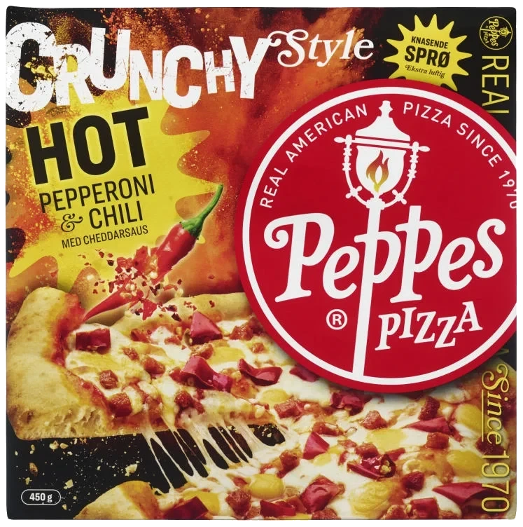 Peppes Pizza Hot Pepperoni&Chili 450g