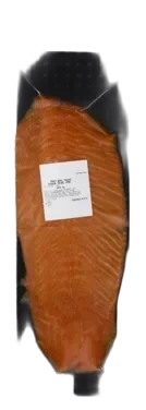 Einerrøkt laks helside skivet ca5kg   kg