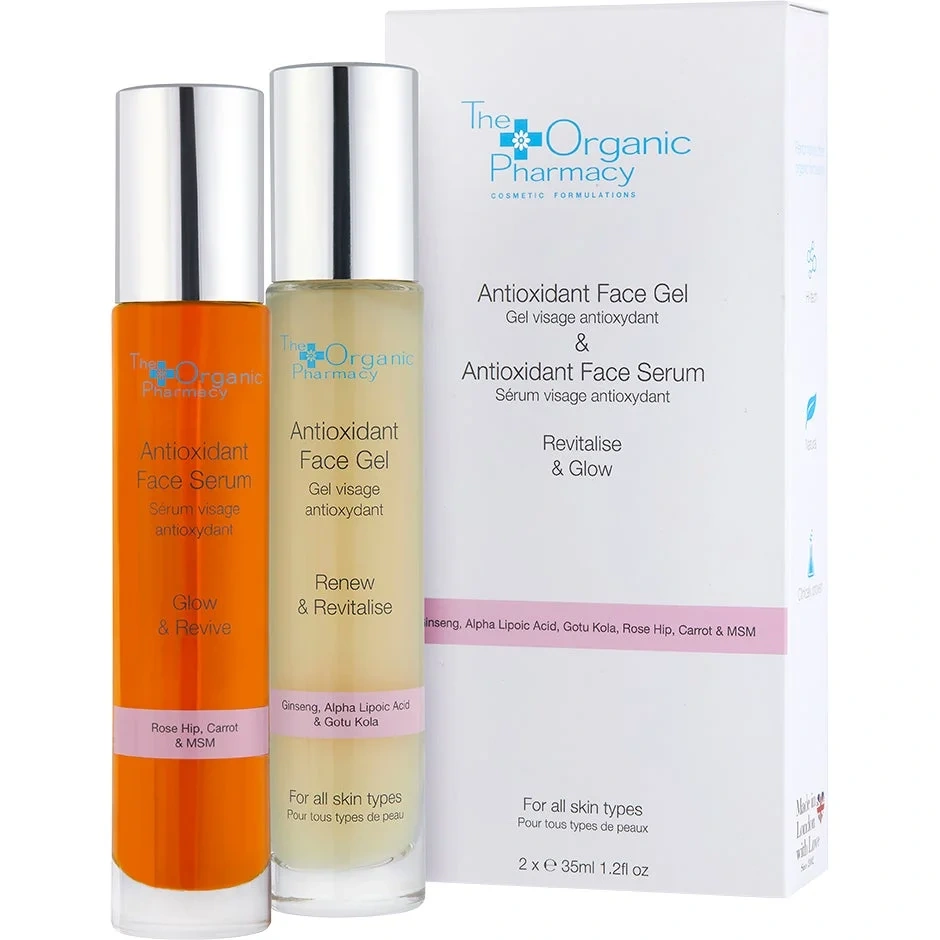 The Organic Pharmacy Antioxidant Face Serum + Antioxidant Face Gel 2 x 35 ml