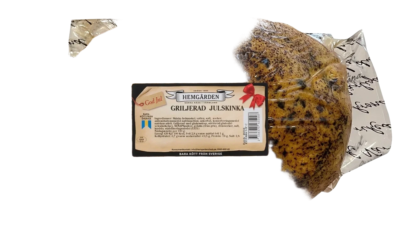 Griljerad julskinka