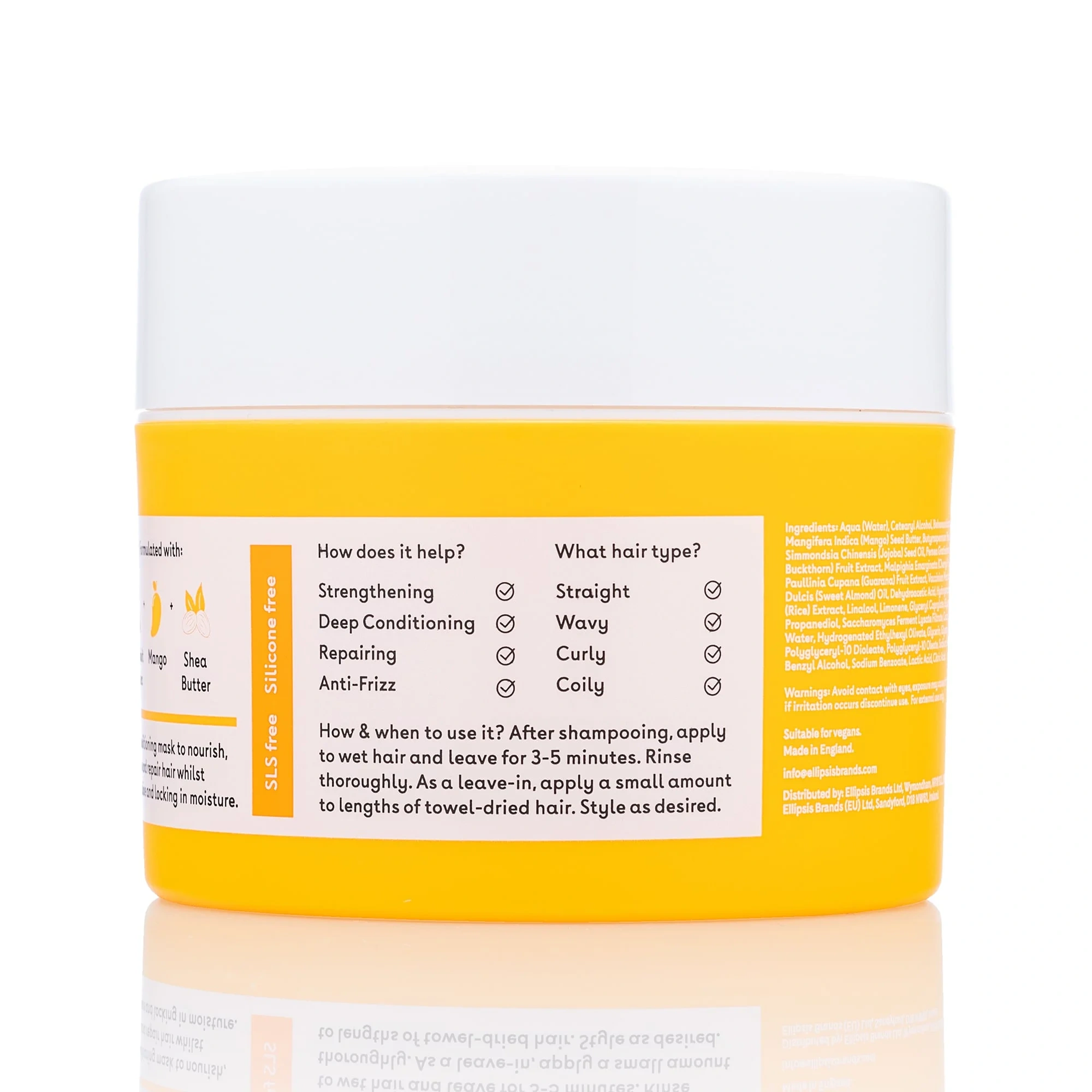 Q+A Intense Hydration Hair Mask, 200 ml
