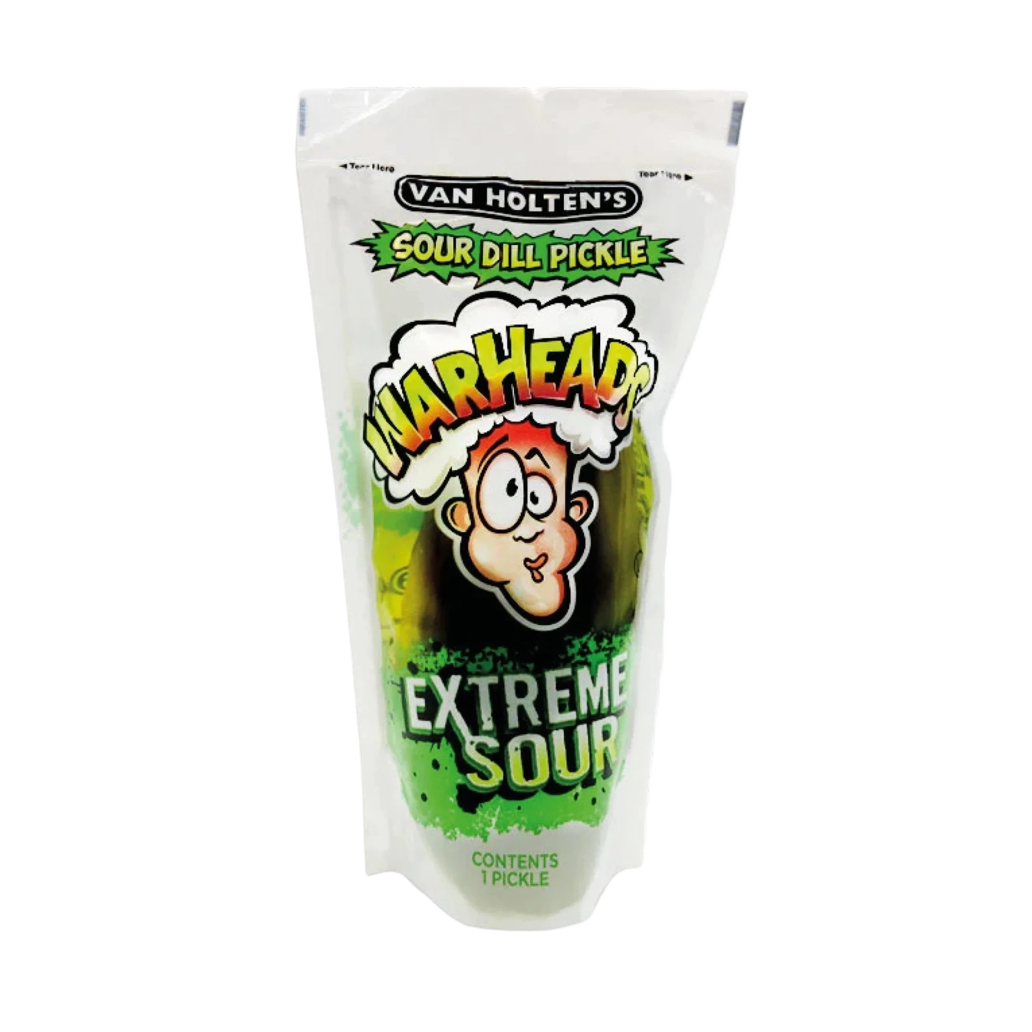 Van Holten's Warheads Sour Pickle Jumbo 280 g