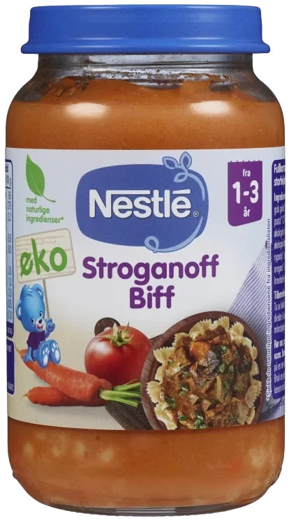 Stroganoff Biff 1-3år 220g
