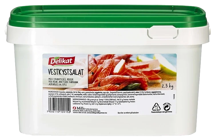 Vestkystsalat   2,5kg