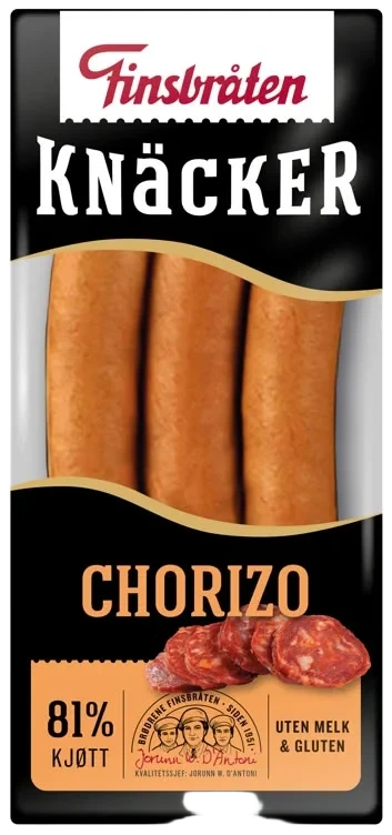 Knacker Chorizo 250g Finsbråten
