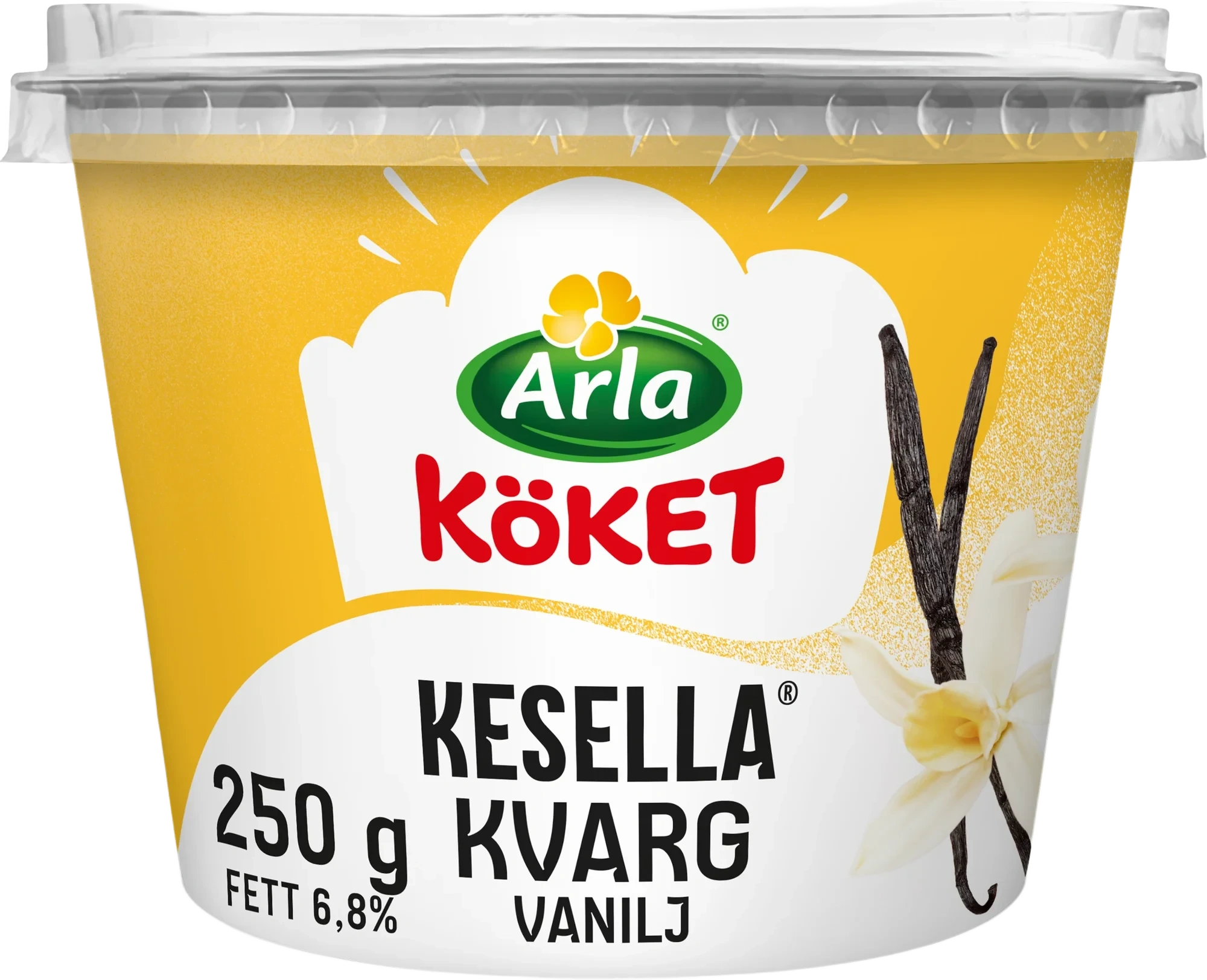 Kesella® kvarg vanilj 6.8% 250 g